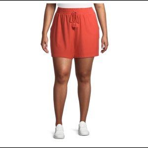 Terra & Sky Super Soft Tassel Shorts - PLUS SIZE